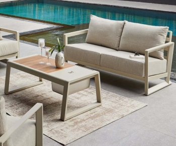 Des salons accueillants et tout en douceur pour profiter du soleil